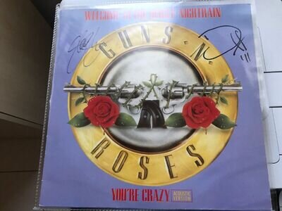 Guns n Roses Welcome to the Jungle 12Inch EP SIGNED by Slash & Duff