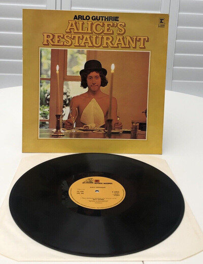 ARLO GUTHRIE ALICE’S RESTAURANT Reprise K 44045 A1 H 1967 VINYL LP RECORD EX EX