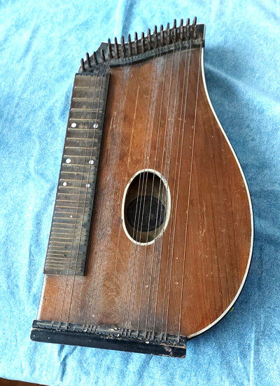 ANTIQUE ZITHER 1920'S JUL. HEINRICH ZIMMERMANN LEIPZIG