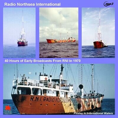 Pirate Radio Northsea International RNI 1970 Start to finish 1970