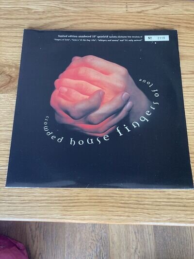 Crowded House Fingers of Love Numbered Limited Edition Ten Inch Vinyl Single