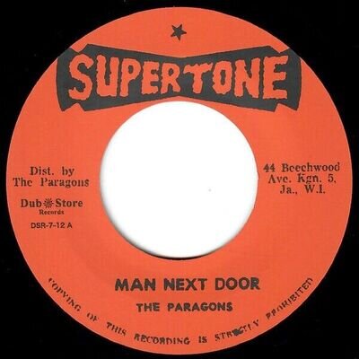 The Paragons ‎– Man Next Door / Left With A Broken Heart