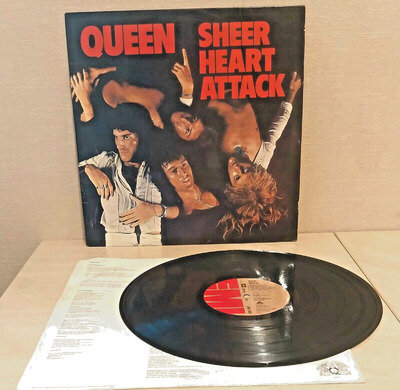 QUEEN SHEER HEART ATTACK LP VINYL ALBUM EMC 3061