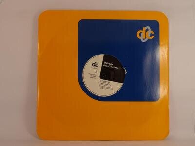 M PEOPLE OPEN YOUR HEART (264) 4 Track Promo 12" Single Company Sleeve