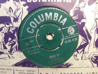 Cliff Richard and the Drifters – Move It 1958 7” Columbia DB 4178