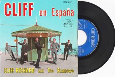 CLIFF RICHARD,Cliff en Espana.Rare SPANISH EP sung in spanish.Carousel cover