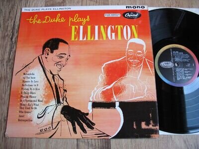 DUKE ELLINGTON, THE DUKE PLAYS ELLINGTON, 1963 UK CAPITOL LP, JAZZ, EX VINYL