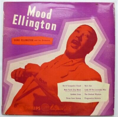 Duke Ellington Mood Ellington 10"LP Philips BBR8044 EX/VG 1950 10 inch LP, sleev