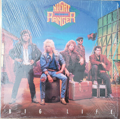 Night Ranger Big Life 12" vinyl LP Original release still in cellophane EX/EX