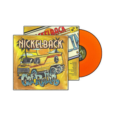 Nickelback - Get Rollin' 2022 Canadian Orange Vinyl LP New