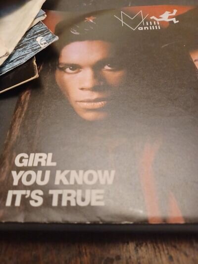 milli vanilli - girl you know 7" Vinyl Single.