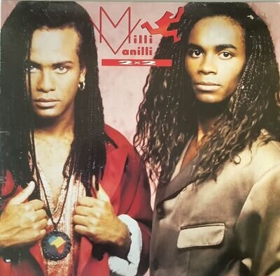 MILLI VANILLI: TWO X TWO: NEAR MINT ORIGINAL DOUBLE ALBUM FROM 1989