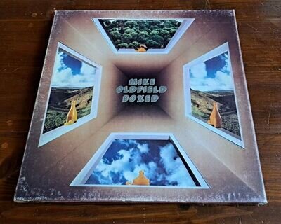 MIKE OLDFIELD - BOXED 3XLP BOXSET VBOX1 QUADRAPHONIC VIRGIN 1976 VG+! (#1)