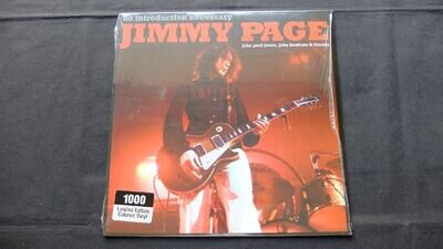 JIMMY PAGE No Introduction Necessary Org Red Vinyl 2007 US LP in M/M Condition.