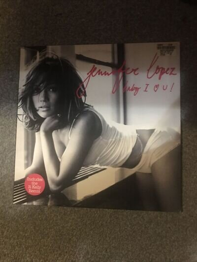 Jennifer Lopez – Baby I Love U! 12” Vinyl Hip Hop RnB/Swing VERY GOOD