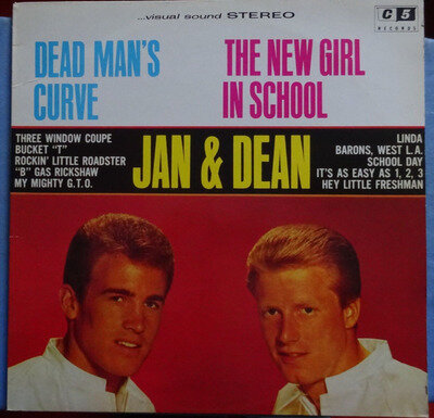 JAN & DEAN - Dead Man's Curve/The New Girl In School - EX/EX Cond C5 LP (1990)