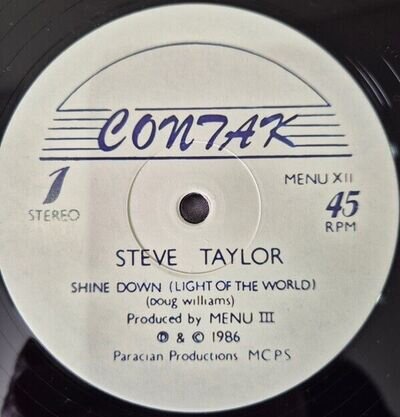 STEVE TAYLOR " SHINE DOWN " NEW 12 DANCE DISCO SOUL FUNK BOOGIE VINYL