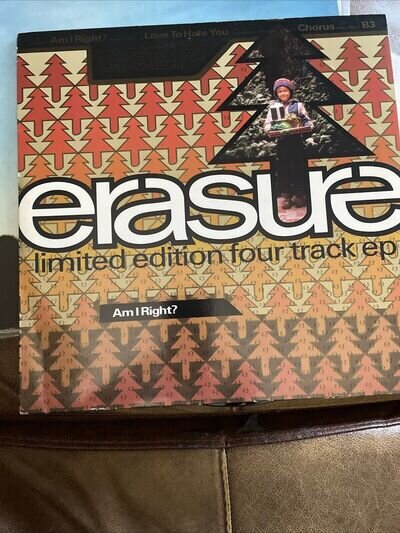 Erasure - Am I Right? Ltd Edition 12” 1992 (L12mute134) (Christmas Cover)