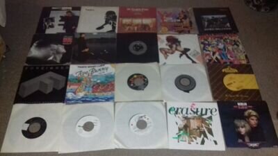 Job Lot 20 Vinyl Singles; 80's; Tears For Fears, Erasure, Duran Duran, Yazoo ...