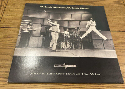 The Who - Who's Better, Who's Best Vinyl LP WTV 1 Polydor Near Mint Condition