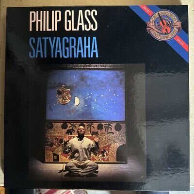 Philip Glass Satyagraha 3xLP CBS Digital + booklet NEAR MINT. I3M 39672