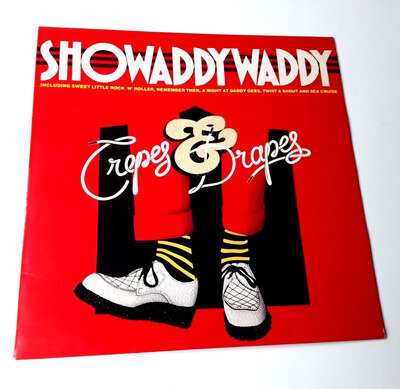 SHOWADDYWADDY Crepes & Drapes LP (1979 ARTV 3) Rare UK Original Embossed Sleeve