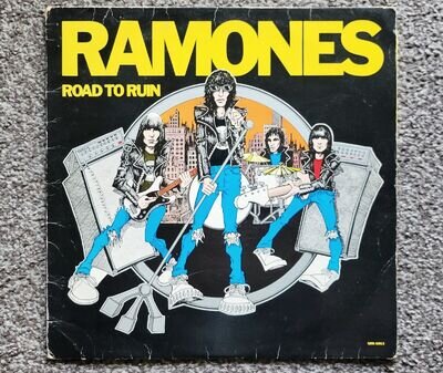 The Ramones - Road To Ruin Original 1978 UK LP Vinyl SRK6063 EX