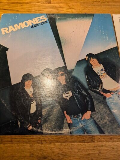 The Ramones Leave Home UK original 1977 pressing + lyric inner