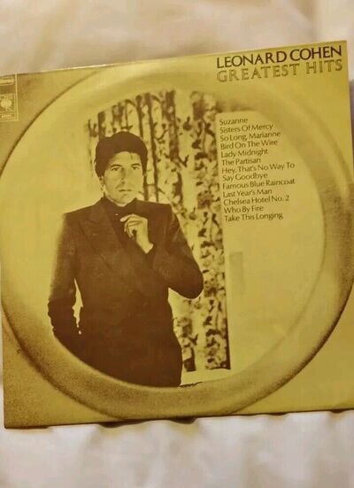 Leonard Cohen Greatest Hits Original Vinyl In lovely As new mint condition