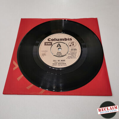 roger whittaker call my name 7" promo vinyl record very good condition