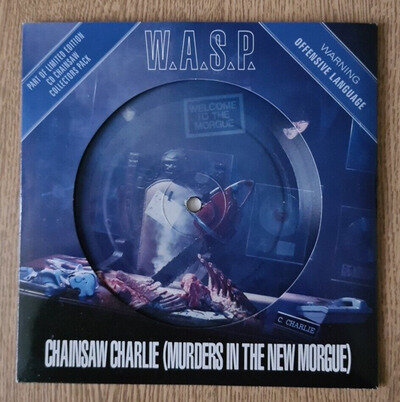 W.A.S.P. Chainsaw Charlie (Murders In The New Morgue) Picture Disc (Play Tested)