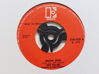 JUDY COLLINS 'AMAZING GRACE' 7" ELEKTRA (1970) EX COND