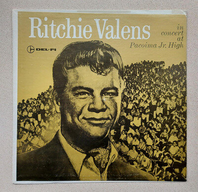 LP - ' RITCHIE VALENS IN CONCERT ' - Scarce Orig 1960 US Del-Fi DFLP 1214