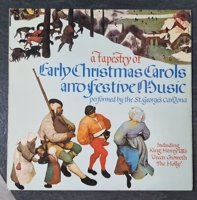 A tapestry of Early Christmas Carols and Festive Music - EX Vinyl record album