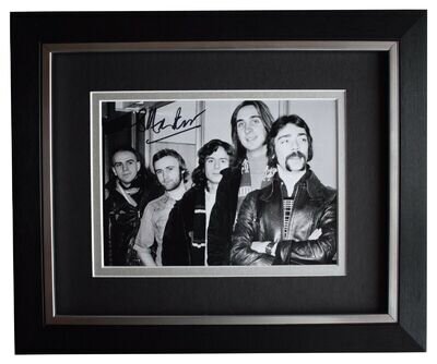 Steve Hackett Signed 10x8 Framed Autograph Photo Display Genesis Music COA