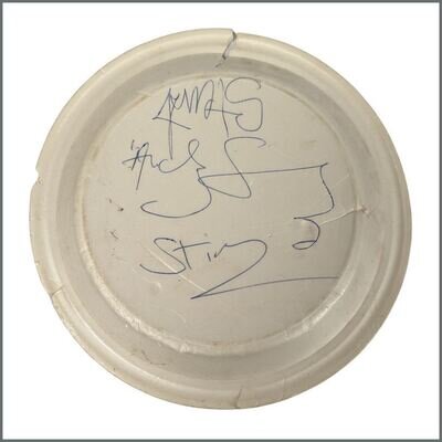 The Police Sting Hand Signed Disposable Plate (UK)