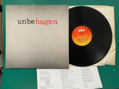 Nina Hagen Band – Unbehagen LP - 1983 Reissue with Insert - African Reggae