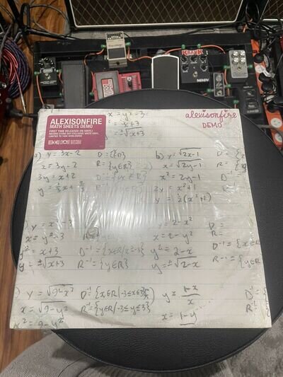 ALEXISONFIRE MATH SHEETS DEMO PUNK EMO 10" E.P. 2012 WHITE VINYL RARE! 1000 MADE