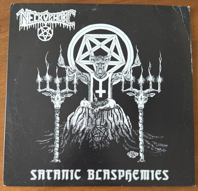 Necrophobic ‎– Satanic Blasphemies - Vinyl, LP, Compilation, Reissue