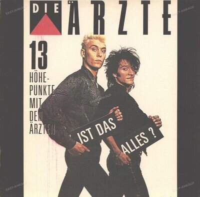 Die Ärzte - Ist Das Alles? (13 Höhepunkte Mit Den Ärzten) GER LP 1987 + OIS .