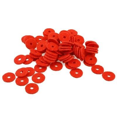 Piano Tuning Accessories Parts Small Woolen 90 Pieces, Thickness 1mm Red M7Z7