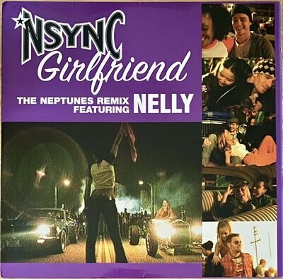 NSYNC Feat Nelly – Girlfriend (The Neptunes Remix) 12” Vinyl R&B US VERY GOOD