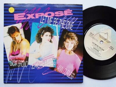 Expose Let Me Be The One 7" Arista RIS45 EX/EX 1987 picture sleeve , Let Me Be