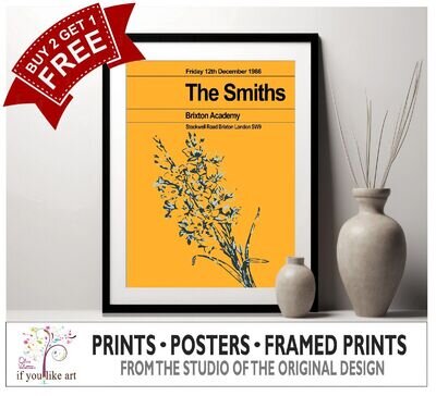 The Smiths 1986 Last Concert Poster MULTI-PRINT Three FRAMED Options EXCLUSIVE