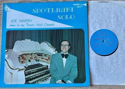 JOE MARSH SPOTLIGHT SOLO OSSETT TOWN HALL ORGAN SIGNED LP CRESCENDO (1977) NM-