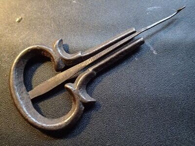 NICE ANTIQUE VINTAGE MOUTH JAW HARP - SIGNED / STAMPED " ENGLAND "