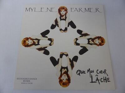 MYLENE FARMER QUE MON COEUR LACHE ORIGINAL 1992 12" EXCELLENT +