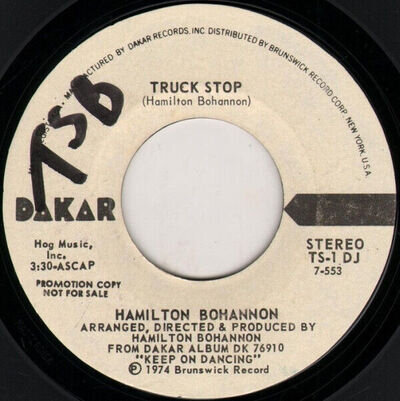 Hamilton Bohannon - Truck Stop, 7", (Vinyl)