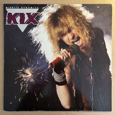 KIX - Midnite Dynamite VINYL LP 1985 Atlantic Exc Cond! MC1