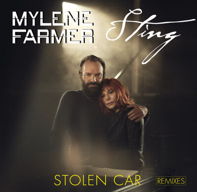 Sent Tracked MYLENE FARMER / STING STOLEN CAR LIMITED 12" REMIXES VINYL New